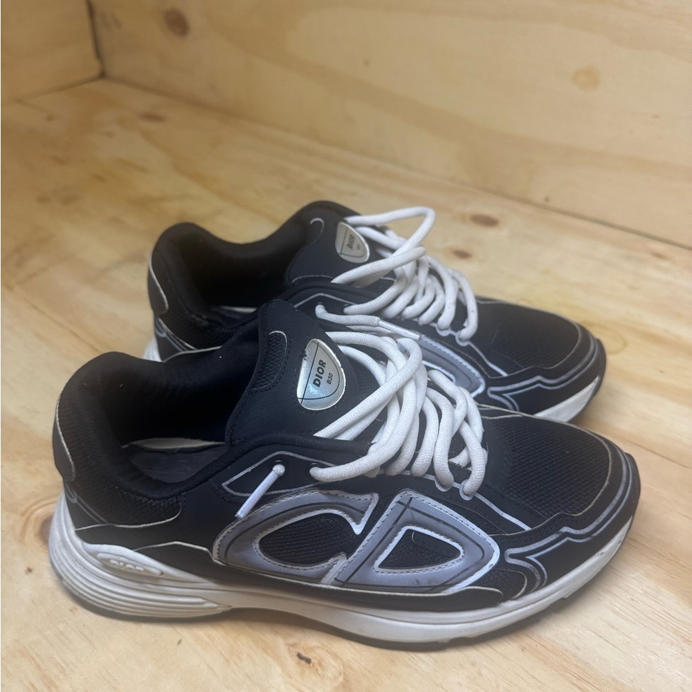 Dior Black and White Athletic Shoes
